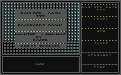 Boulder Dash III: Rockfords Doom	 - Screenshot - Game Title Image