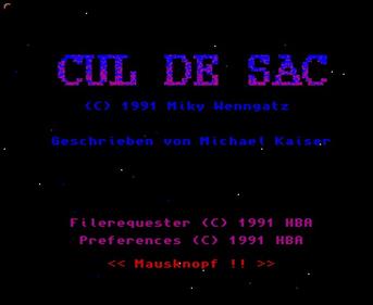 Cul de Sac - Screenshot - Game Title Image