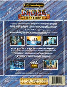 Cruise for a Corpse - Box - Back Image