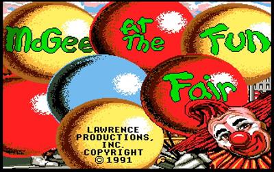 McGee at the Fun Fair - Screenshot - Game Title Image