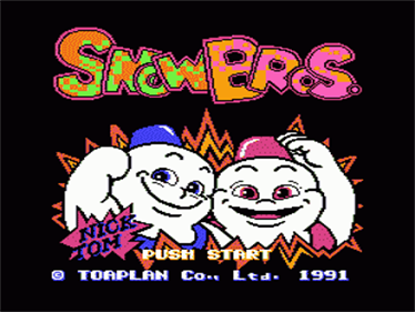 Snow Brothers - Screenshot - Game Title Image