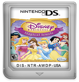 Disney Princess: Magical Jewels - Fanart - Cart - Front