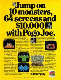 Pogo Joe - Advertisement Flyer - Front Image