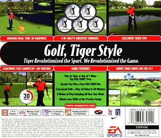 Tiger Woods 99: PGA Tour Golf - Box - Back Image