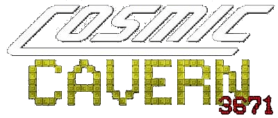 Cosmic Cavern 3671 - Clear Logo Image