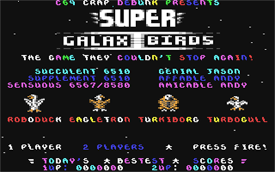 Super Galax-I-Birds - Screenshot - Game Title Image