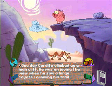 Liquid Books Adventure 2: Amrita's Trees and Cerdito and the Coyote - Screenshot - Gameplay Image