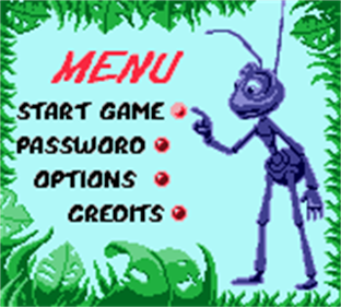 A Bug's Life - Screenshot - Game Select Image