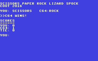 Scissors Paper Rock Lizard Spock