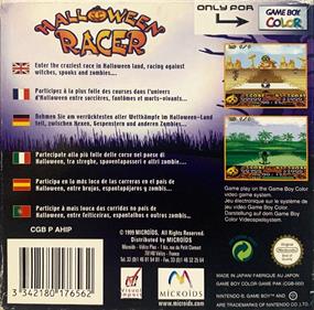 Halloween Racer - Box - Back Image