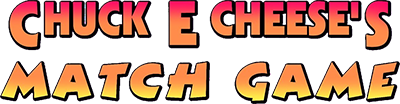Chuck E. Cheese's Match Game - Clear Logo Image