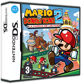 Mario vs. Donkey Kong 2: March of the Minis - Box - 3D Image