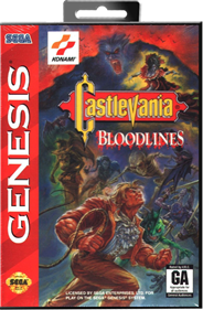 Castlevania: Bloodlines - Box - Front - Reconstructed
