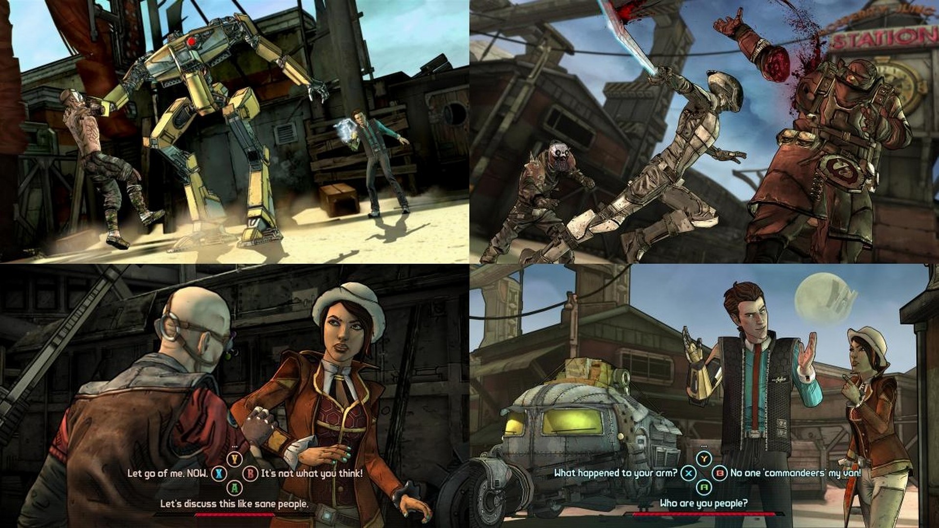 Tales from the borderlands прохождение без комментариев