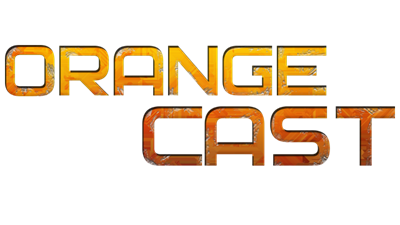 Orange Cast: Sci-Fi Space Action Game - Clear Logo Image