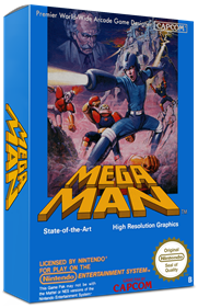 Mega Man - Box - 3D Image