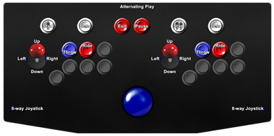Boomer Rang'r - Arcade - Controls Information Image