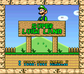 Super Luigi Land - Screenshot - Game Title Image