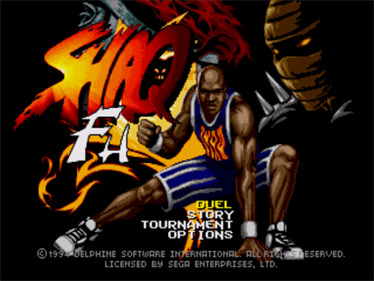 Shaq-Fu - Screenshot - Game Title Image