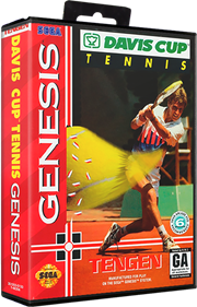Davis Cup Tennis - Box - 3D Image