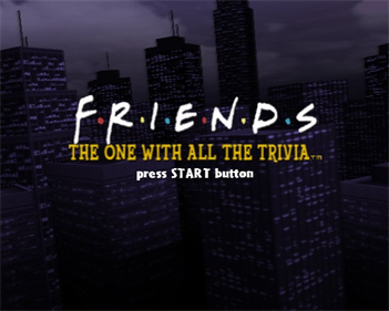Friends: The One with All the Trivia - Screenshot - Game Title Image