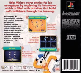 Disney Learning: Mickey - Box - Back Image