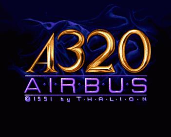 A320 Airbus - Screenshot - Game Title