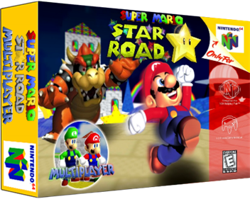 Super Mario Star Road Multiplayer - Box - 3D Image