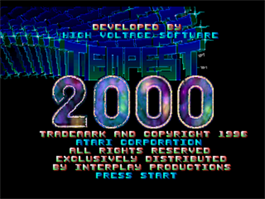 Tempest 2000 - Screenshot - Game Title Image