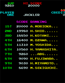 Jackler - Screenshot - High Scores Image