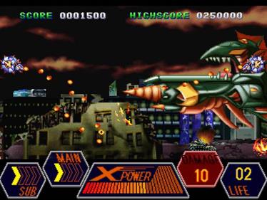70's Robot Anime: Geppy-X: The Super Boosted Armor - Screenshot - Gameplay Image
