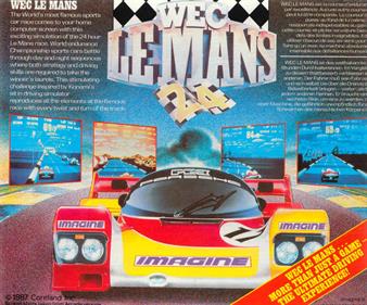 WEC Le Mans - Box - Back Image