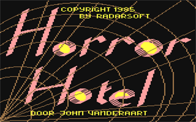 Horror Hotel - Screenshot - Game Title Image