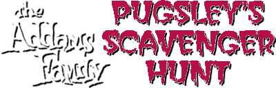 The Addams Family: Pugsley's Scavenger Hunt - Clear Logo Image