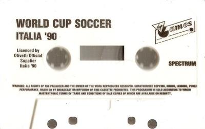 World Cup Soccer Italia '90 - Cart - Front Image