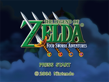 The Legend of Zelda: Four Swords Adventures - Screenshot - Game Title Image