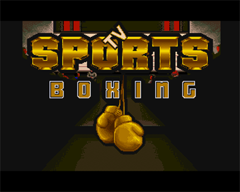 TV Sports Boxing - Screenshot - Game Title Image