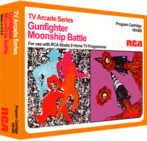 TV Arcade Series: Gunfighter + Moonship Battle - Box - 3D Image