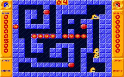 Pengo - Screenshot - Game Over Image