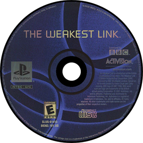 Weakest Link - Disc Image