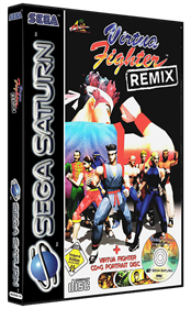 Virtua Fighter Remix - Box - 3D Image