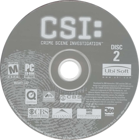 CSI: Crime Scene Investigation - Disc Image