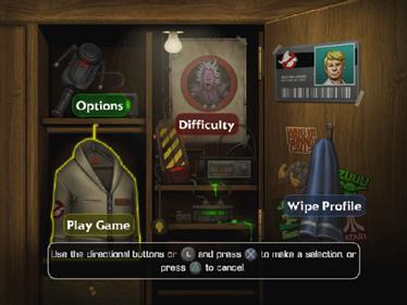 Ghostbusters: The Video Game - Screenshot - Game Select Image