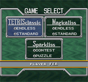 Super Tetris 3 - Screenshot - Game Select Image