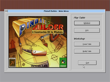 Pinball Builder: A Construction Kit for Windows - Screenshot - Game Title Image