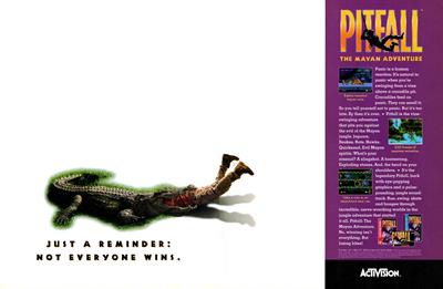 Pitfall: The Mayan Adventure - Advertisement Flyer - Front Image