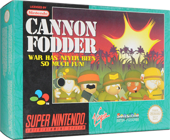 Cannon Fodder: War Has Never Been So Much Fun! - Box - 3D Image
