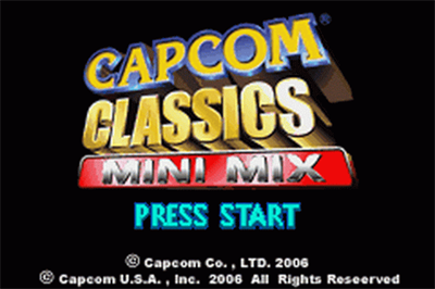 Capcom Classics: Mini Mix - Screenshot - Game Title Image