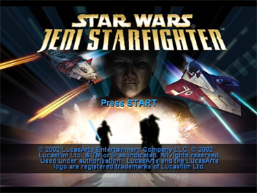 Star Wars: Jedi Starfighter - Screenshot - Game Title Image