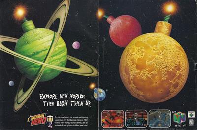 Bomberman Hero - Advertisement Flyer - Front Image
